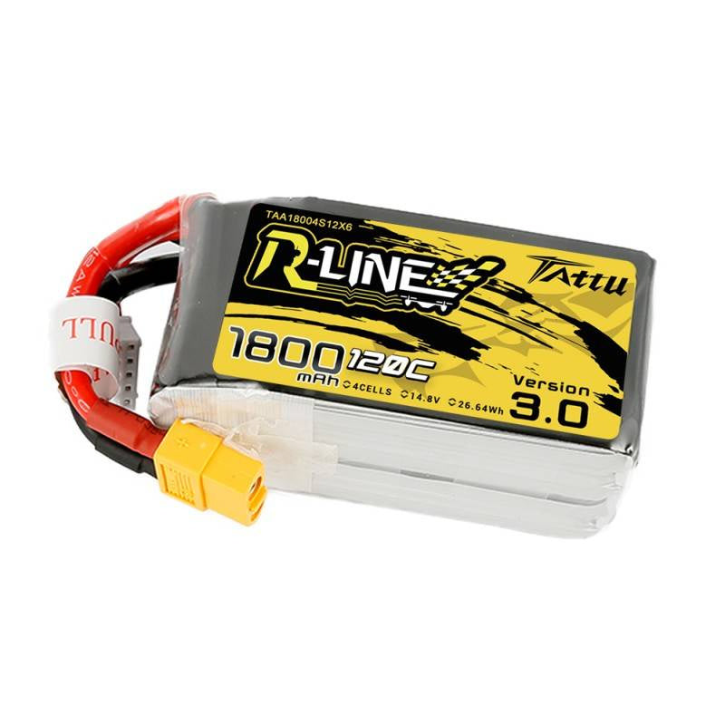 Batteri Tattu R-Line Version 3.0 1800mAh 14,8V 120C 4S1P XT60