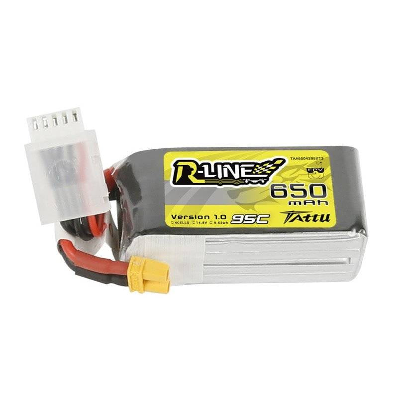 Batteri Tattu R-Line 650mAh 14,8V 95C 4S1P XT30