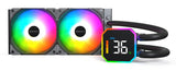 Montech HyperFlow Digital 240 Processor Alt-i-en væskekøler 12 cm Sort 1 stk