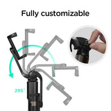 Spigen S540 W Bluetooth Selfie Stick Stativ Sort