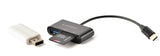 Gembird UHB-CR3-02 kortlæser USB 3.2 Gen 1 (3.1 Gen 1) Type-C Sort