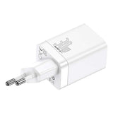 Baseus Super Si Pro Quick Charger USB + USB-C 30W (hvid)