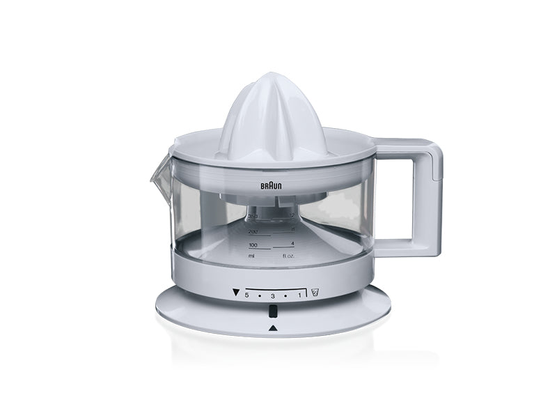 Braun TributeCollection CJ 3000 elektrisk citruspresser 0,35 L 20 W Transparent, Hvid