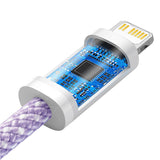 USB-C-kabel til Lightning Baseus Dynamic Series, 20W, 2m (lila)