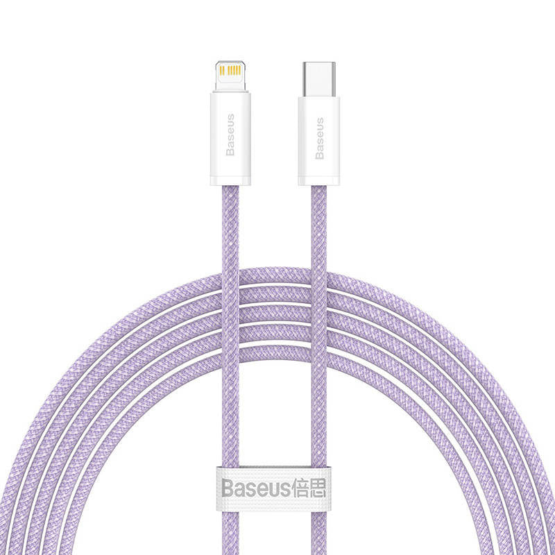 USB-C-kabel til Lightning Baseus Dynamic Series, 20W, 2m (lila)