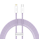 USB-C-kabel til Lightning Baseus Dynamic Series, 20W, 2m (lila)