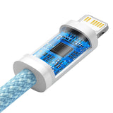 USB-C-kabel til Lightning Baseus Dynamic Series, 20 W, 2 m (blå)