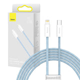 USB-C-kabel til Lightning Baseus Dynamic Series, 20 W, 2 m (blå)