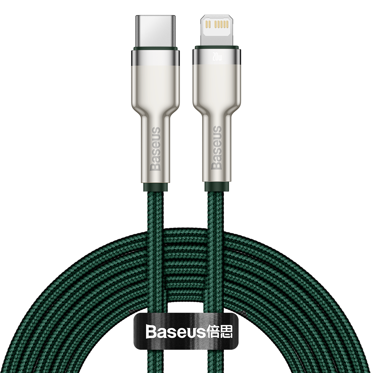 Baseus USB-C kabel til Lightning 2m (grøn)