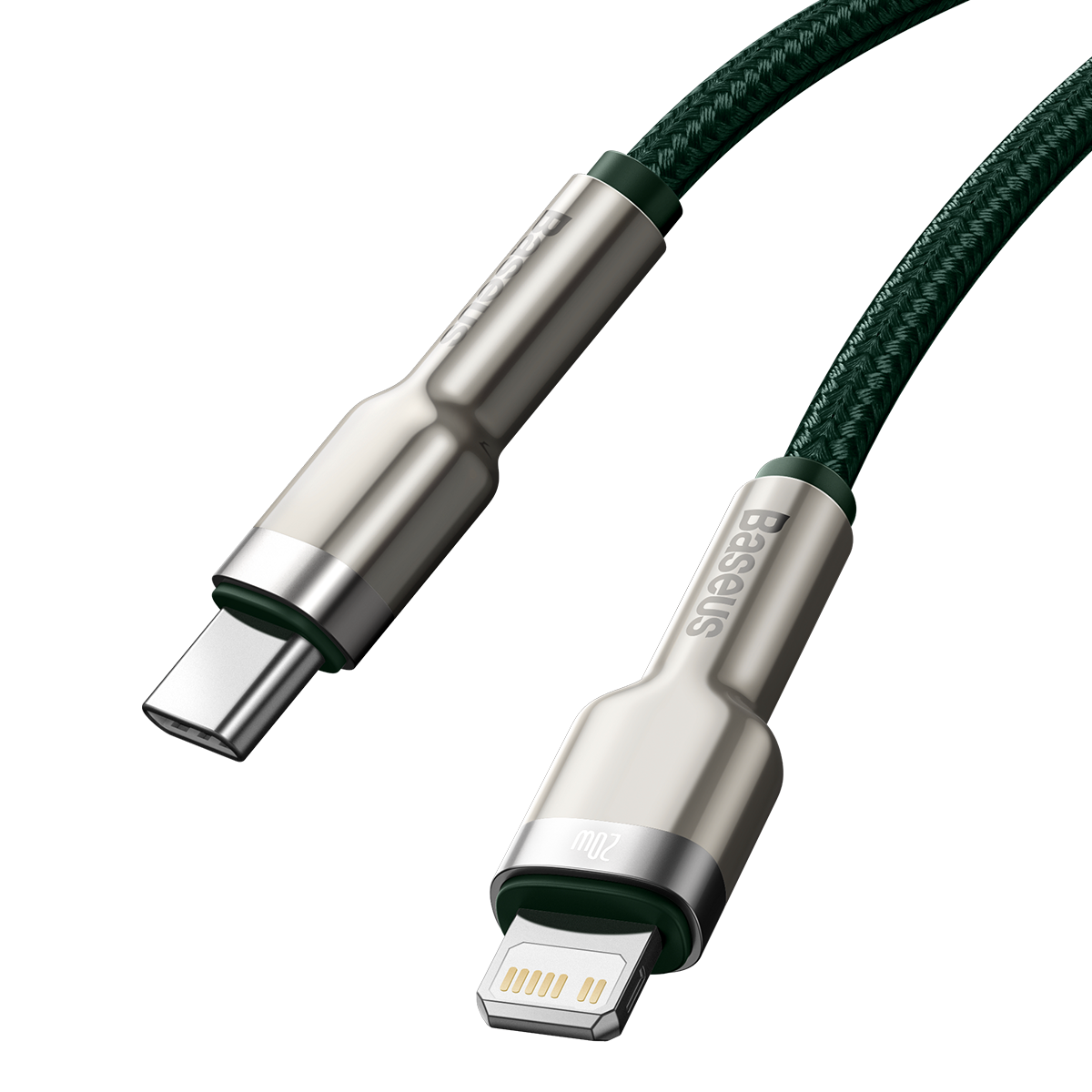 Baseus USB-C kabel til Lightning 2m (grøn)