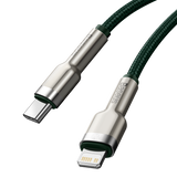 Baseus USB-C kabel til Lightning 2m (grøn)