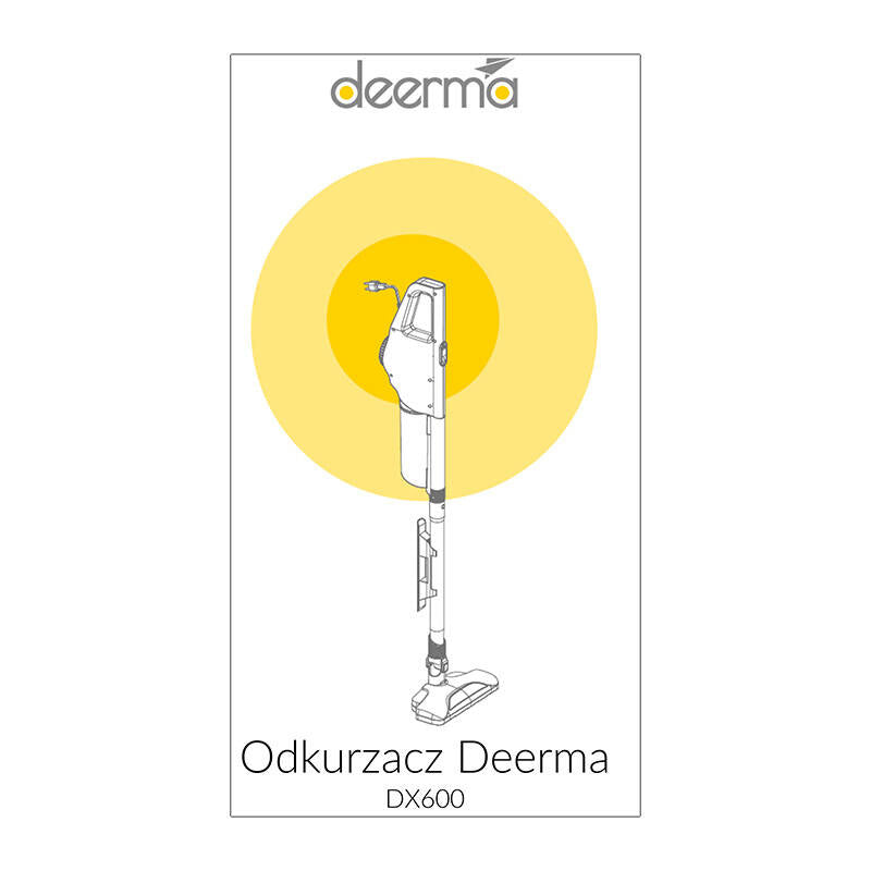 Støvsuger Deerma DX600 (sort)