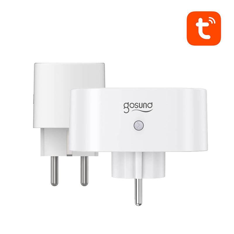 Gosund SP211 dual WiFi smart socket, 2 stykker 3500W (to-pack) Tuya