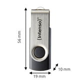 Intenso Pendrive 64GB Office Line USB 3.2, sort EU (3543490)