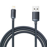Baseus Crystal Shine kabel USB til Lightning, 2,4A, 2m (sort)