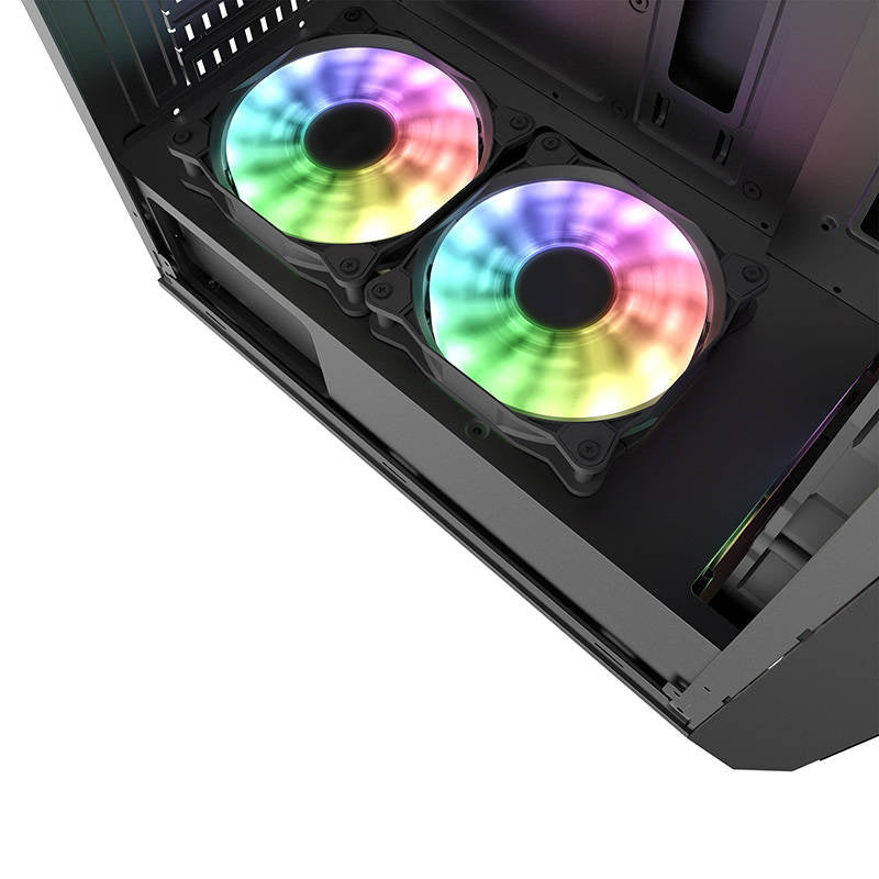 Darkflash Water Square 5 computerkasse (sort)