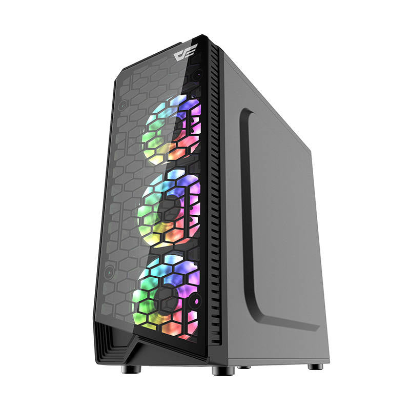 Darkflash Water Square 5 computerkasse (sort)