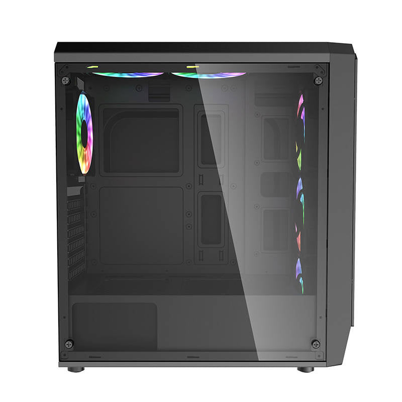 Darkflash Water Square 5 computerkasse (sort)