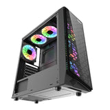 Darkflash Water Square 5 computerkasse (sort)