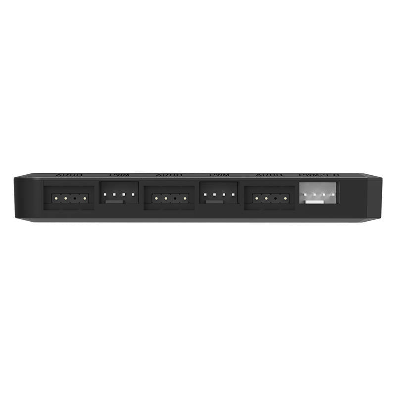 Fan control box for computer Darkflash RC2 RGB PWM + fjernbetjening (sort)