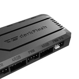 Fan control box for computer Darkflash RC2 RGB PWM + fjernbetjening (sort)