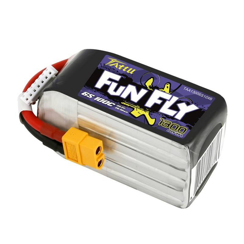Batteri Tattu Funfly 1300mAh 22,2V 100C 6S1P XT60