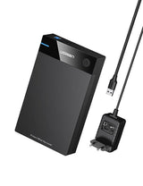 Ugreen 50422 drevkabinet HDD/SSD kabinet Sort 2.5/3.5"