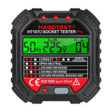 Socket tester med digital skærm Habotest HT107D