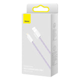 Baseus Dynamisk kabel USB til Lightning, 2.4A, 2m (purpur)