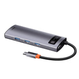 Adapter 5in1 Baseus Hub USB-C til 3x USB 3.0 + HDMI + USB-C PD