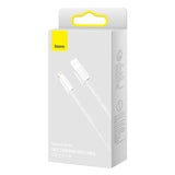 Baseus Dynamisk kabel USB til Lightning, 2,4 A, 2 m (hvid)