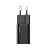 Baseus Super Si hurtigoplader 1C 25W (sort)
