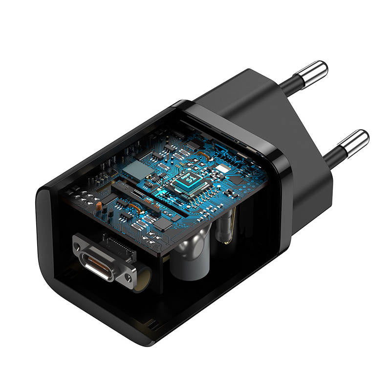 Baseus Super Si hurtigoplader 1C 25W (sort)