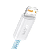 Baseus Dynamisk kabel USB til Lightning, 2,4 A, 1 m (blå)