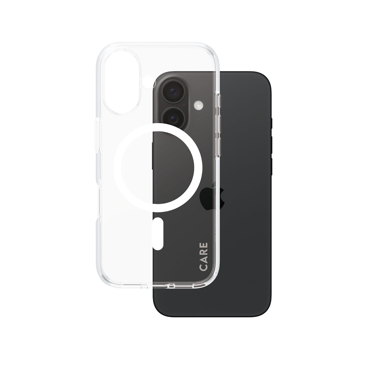 PanzerGlass CARE by ® Flagship Case Transparent Urban Combat m. Hvid MagSafe iPhone 16