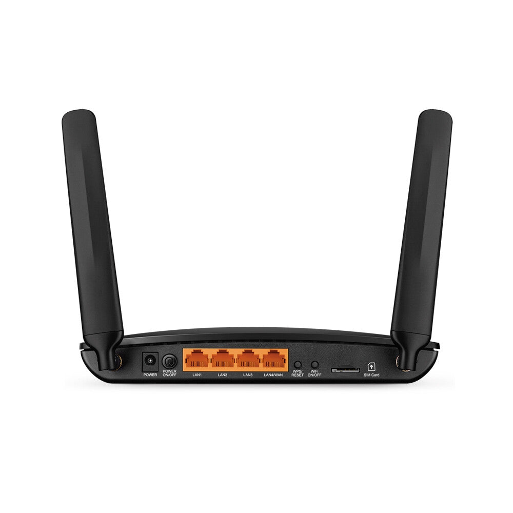 TP-Link TL-MR150 trådløs router Hurtigt ethernet Enkelt band (2,4 GHz) 4G Sort