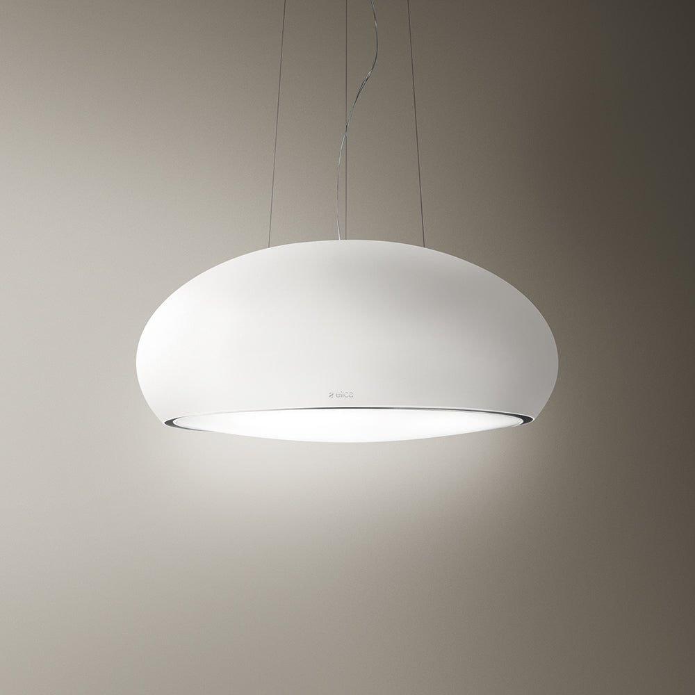 Elica SEASHELL WH MAT OPACO/F/80 Vedhæng Hvid 500 m³/t