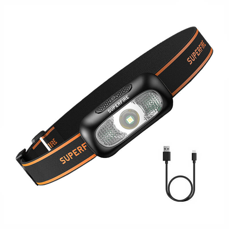 Forlygter Superfire HL05-D, 110lm, USB