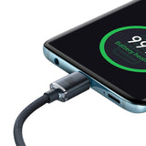 Baseus Crystal Shine kabel USB-C til USB-C, 100W, 1,2m (sort)