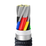 Baseus Crystal Shine kabel USB-C til USB-C, 100W, 1,2m (sort)