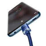 Baseus Crystal Shine kabel USB-C til USB-C, 100W, 1,2 m (blå)