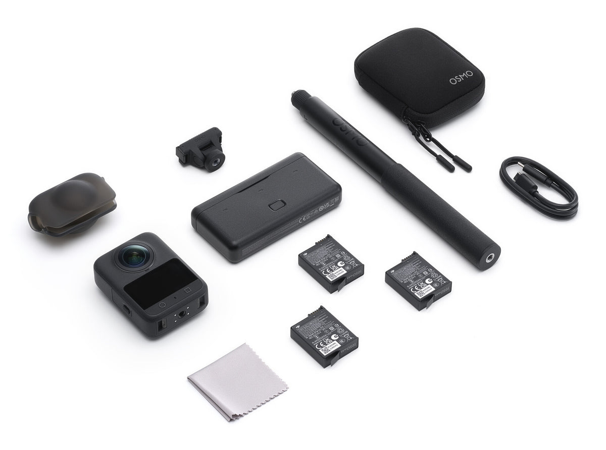 DJI Osmo 360 kamera til actionsport 120 MP 8K Ultra HD CMOS 25,4 / 1,1 mm (1 / 1.1") Wi-Fi 183 g