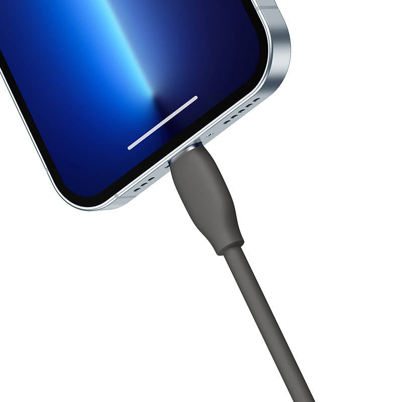 Baseus Jelly kabel USB-C til Lightning, 20W, 1,2m (sort)