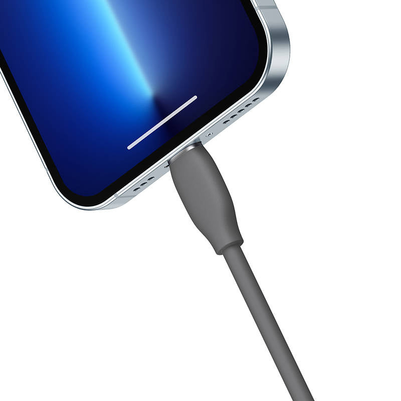 Baseus Jelly kabel USB til Lightning, 2,4A, 1,2m (sort)