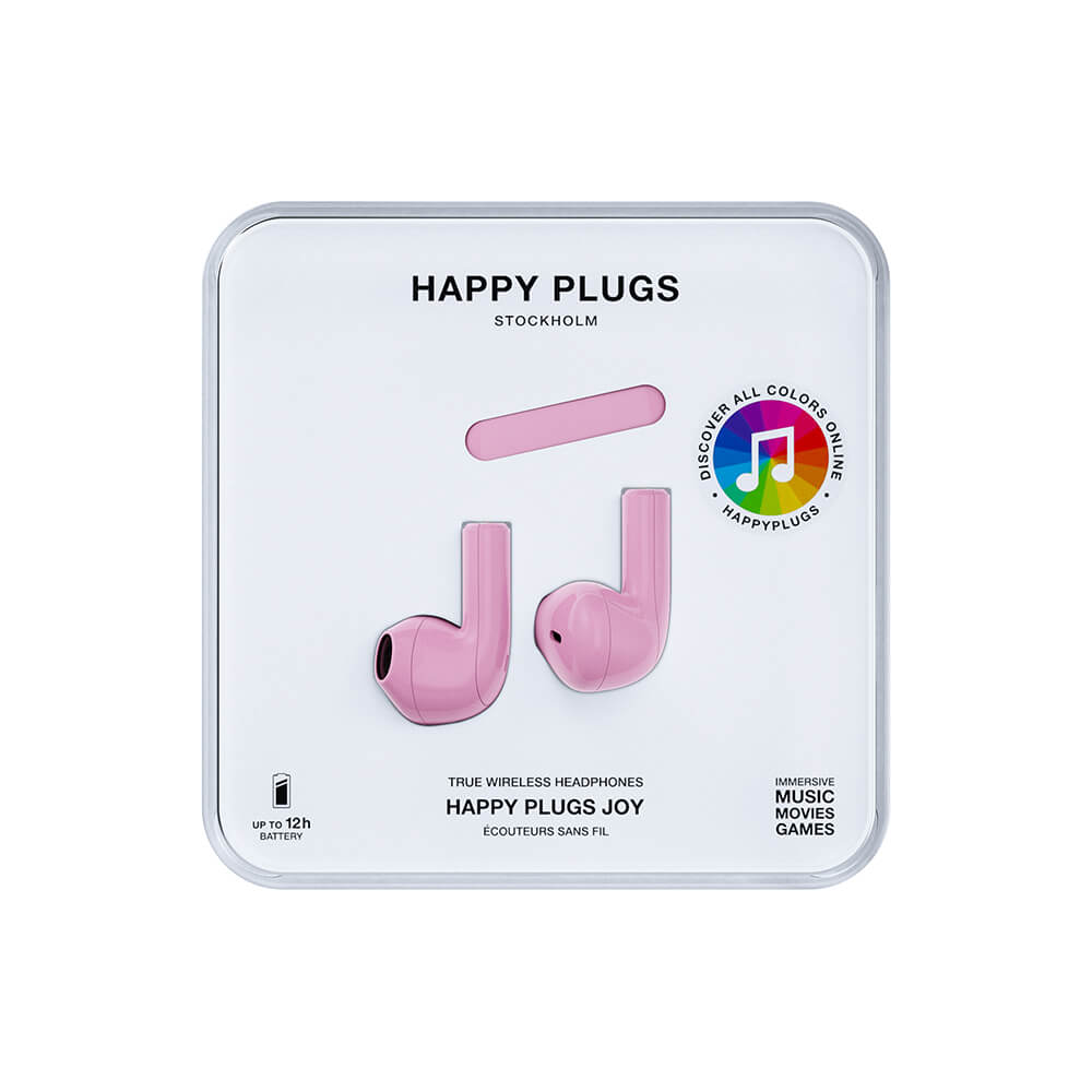 Happy Plugs Joy Headphone In Ear Tws Pink