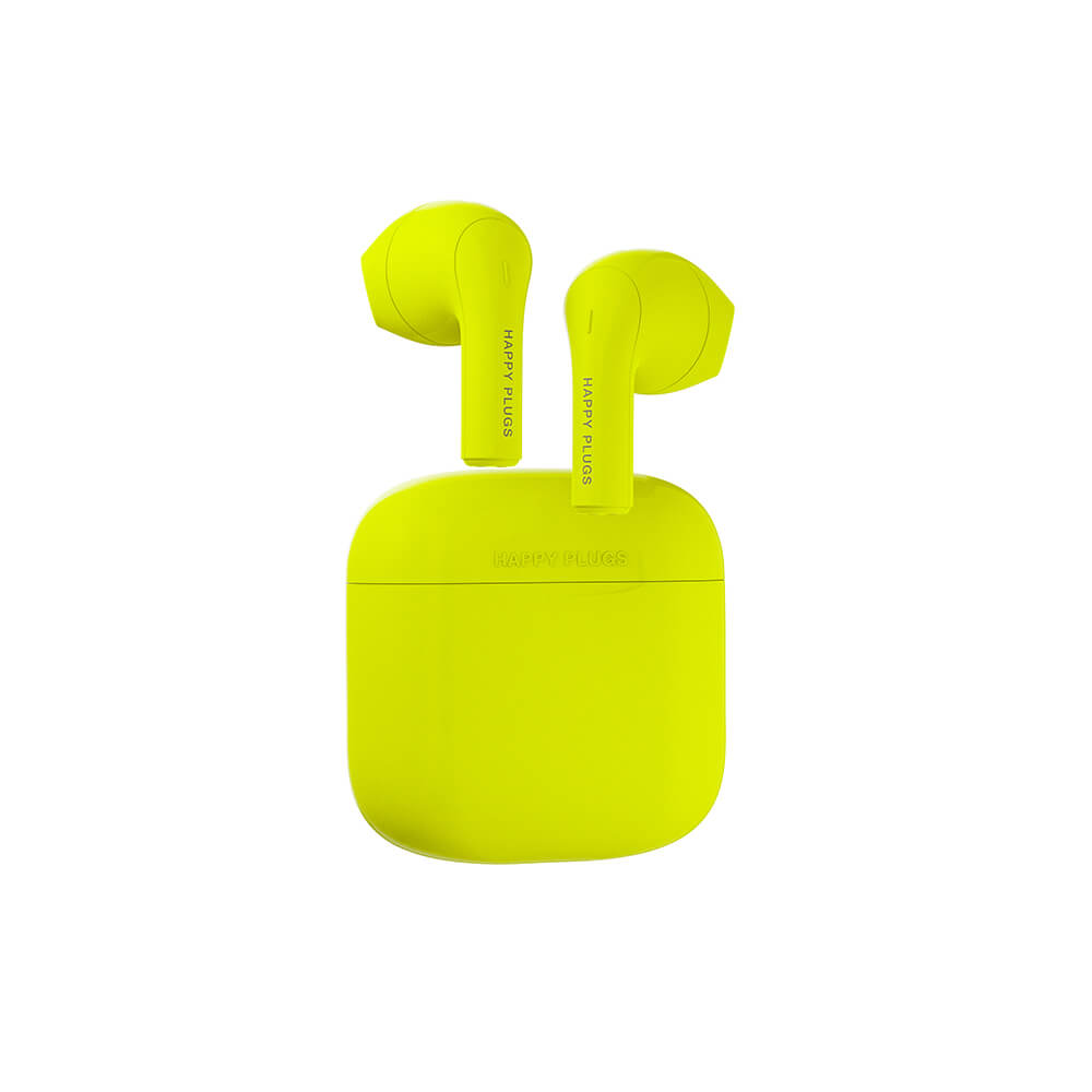 Happy Plugs Joy Headphone In Ear Tws Neon Yellow