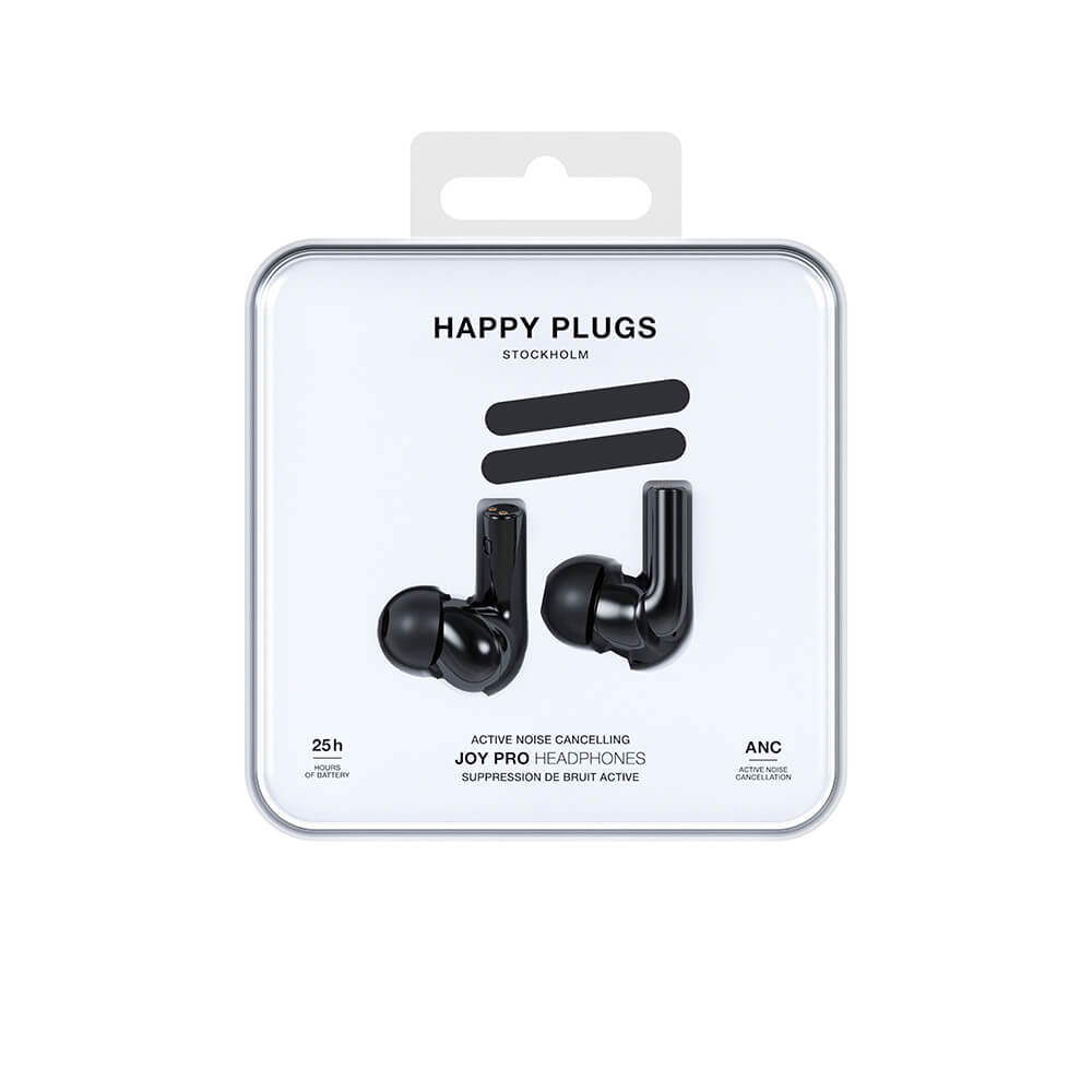 Happy Plugs Headphone Joy Pro In Ear Anc True Wireless Black