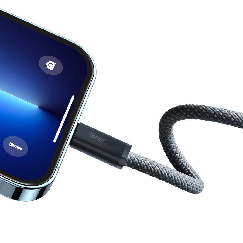 Baseus Dynamic Series kabel USB-C til Lightning, 20W, 2m (grå)