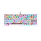 Mekanisk spil-tastatur Motospeed K87S RGB (hvid)