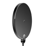 Induktiv trådløs oplader Baseus Digital LED 15W (sort)